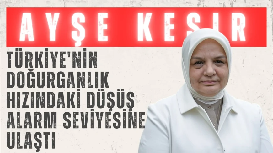 Ayşe Keşir: 'Türkiye'nin Doğurganlık Hızındaki Düşüş Alarm Seviyesine Ulaştı'
