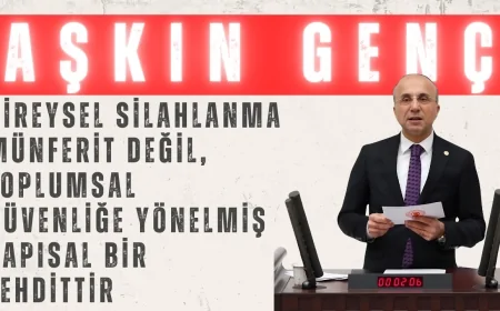 Aşkın Genç: 'Bireysel silahlanma münferit değil, toplumsal güvenliğe yönelmiş yapısal bir tehdittir'