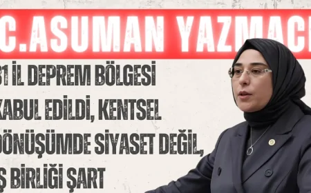 Cevahir Asuman Yazmacı: '81 il deprem bölgesi kabul edildi, kentsel dönüşümde siyaset değil, iş birliği şart'