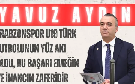 Yavuz Aydın: 'Trabzonspor U19 Türk futbolunun yüz akı oldu, bu başarı emeğin ve inancın zaferidir'