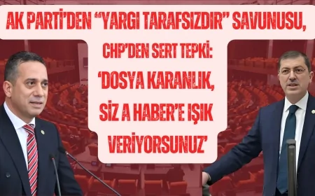 AK Parti’den “yargı tarafsızdır” savunusu, CHP’den sert tepki: ‘Dosya karanlık, siz A Haber’e ışık veriyorsunuz’
