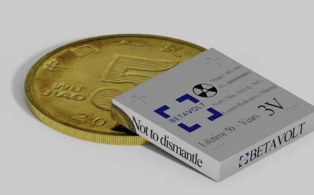 50 Yıl Şarj Gerektirmeyen Radyoaktif Batarya Seri Üretime Girdi