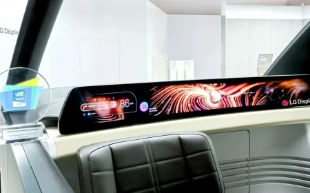 LG Display'den otomotiv teknolojisinde devrim: 57 inçlik dev ekran ve kaydırılabilir OLED SID 2025'te tanıtılacak