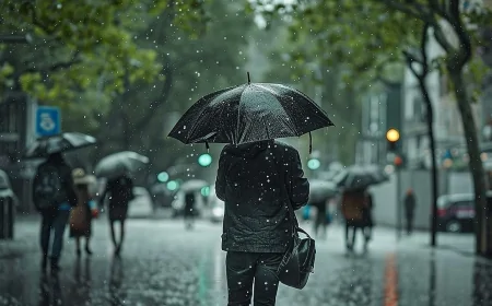 Ankara'da Hafta Sonu ve Yeni Haftada Sağanak Uyarısı: Sıcaklıklar Düşüyor