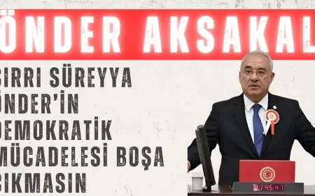 DSP Genel Başkanı Önder Aksakal: ‘Sırrı Süreyya Önder’in Demokratik Mücadelesi Boşa Çıkmasın’