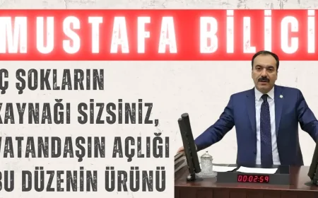Gelecek Partili Mustafa Bilici: “İç Şokların Kaynağı Sizsiniz, Vatandaşın Açlığı Bu Düzenin Ürünü”
