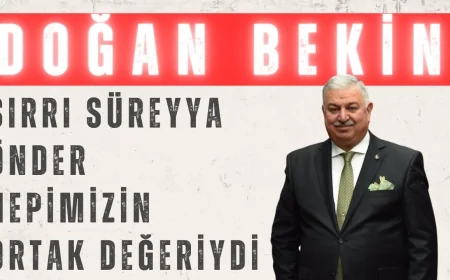 Yeniden Refah Partili Doğan Bekin: ‘Sırrı Süreyya Önder Hepimizin Ortak Değeriydi’