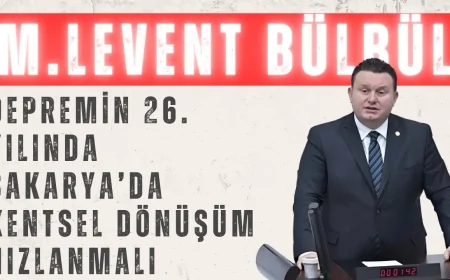 MHP’li Bülbül’den Uyarı: ‘Depremin 26. Yılında Sakarya’da Kentsel Dönüşüm Hızlanmalı’