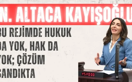 CHP’li Nurhayat Altaca Kayışoğlu: “Bu Rejimde Hukuk da Yok, Hak da Yok; Çözüm Sandıkta”