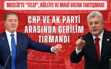Meclis'te “Telef”, Külliye ve Mavi Vatan Tartışması: CHP ve AK Parti Arasında Gerilim Tırmandı