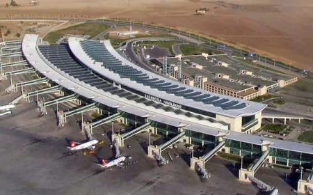 Esenboğa'da alarm zilleri: Çalıntı araçla aprona girildi, pistte drift atıldı