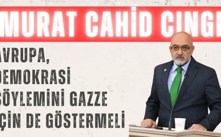AK Parti Kayseri Milletvekili Murat Cahit Cıngı: ‘Avrupa, Demokrasi Söylemini Gazze İçin de Göstermeli’