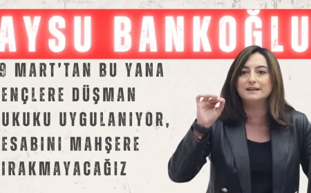 CHP’li Aysu Bankoğlu: ‘19 Mart’tan Bu Yana Gençlere Düşman Hukuku Uygulanıyor, Hesabını Mahşere Bırakmayacağız’