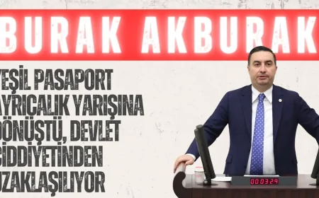 İYİ Parti’li Burak Akburak: “Yeşil Pasaport Ayrıcalık Yarışına Dönüştü, Devlet Ciddiyetinden Uzaklaşılıyor”
