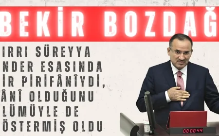 TBMM’de Duygu Dolu Anlar: Bekir Bozdağ, Sırrı Süreyya Önder İçin Genel Kurulda Konuştu