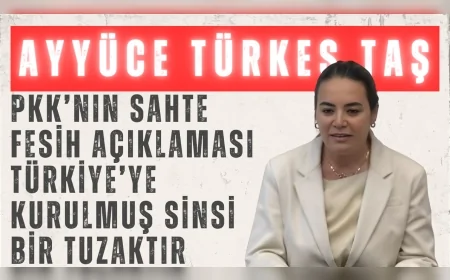 İYİ Parti’li Ayyüce Türkeş Taş: "PKK’nın sahte fesih açıklaması Türkiye’ye kurulmuş sinsi bir tuzaktır"