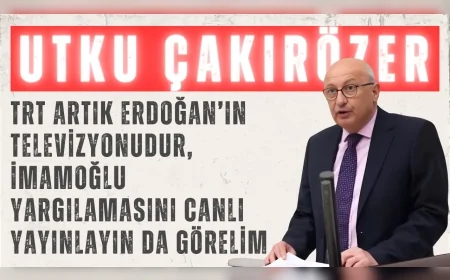 CHP’li Utku Çakırözer: “TRT artık Erdoğan’ın televizyonudur, İmamoğlu yargılamasını canlı yayınlayın da görelim”