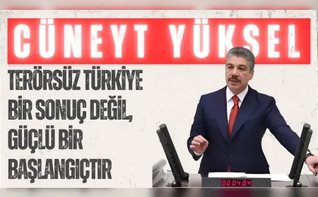 AK Parti’li Cüneyt Yüksel: ‘Terörsüz Türkiye bir sonuç değil, güçlü bir başlangıçtır’