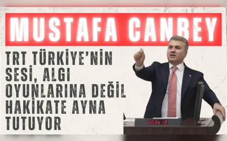 AK Parti’li Mustafa Canbey: “TRT Türkiye’nin sesi, algı oyunlarına değil hakikate ayna tutuyor”