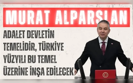 AK Parti’li Murat Alparslan: ‘Adalet devletin temelidir, Türkiye Yüzyılı bu temel üzerine inşa edilecek’