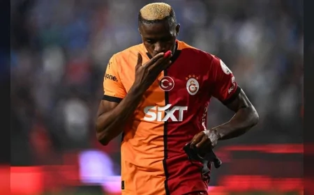 Osimhen Galatasaray tarihine geçti: 'Sezon sonunda çok büyük bir karar alacağım'