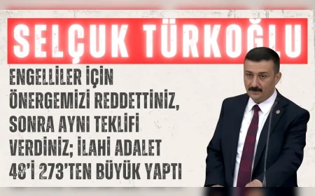 Selçuk Özdağ: ‘Engelliler için önergemizi reddettiniz, sonra aynı teklifi verdiniz; ilahi adalet 48’i 273’ten büyük yaptı’
