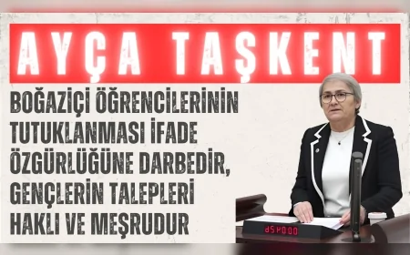 Ayça Taşkent: ‘Boğaziçi öğrencilerinin tutuklanması ifade özgürlüğüne darbedir, gençlerin talepleri haklı ve meşrudur’