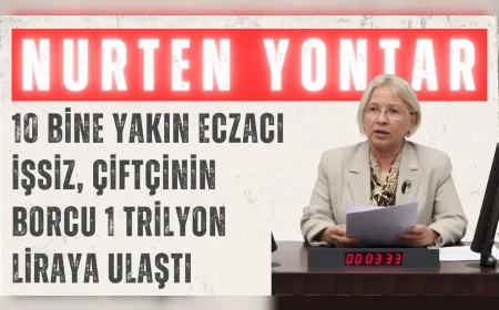 CHP’li Nurten Yontar: ‘10 bine yakın eczacı işsiz, çiftçinin borcu 1 trilyon liraya ulaştı’