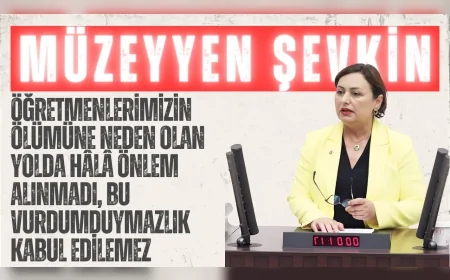 Müzeyyen Şevkin: ‘Öğretmenlerimizin ölümüne neden olan yolda hâlâ önlem alınmadı, bu vurdumduymazlık kabul edilemez’
