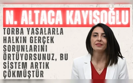 Nurhayat Altaca Kayışoğlu: ‘Torba yasalarla halkın gerçek sorunlarını örtüyorsunuz, bu sistem artık çökmüştür’