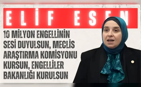 Elif Esen: ‘10 milyon engellinin sesi duyulsun, Meclis araştırma komisyonu kursun, Engelliler Bakanlığı kurulsun’