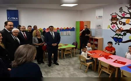Kuzey Makedonya'daki Okullara TİKA'dan Destek: Eğitim Altyapısı Güçlendiriliyor