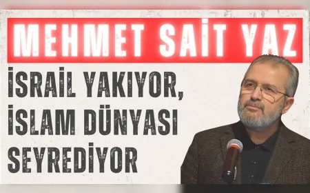 AK Partili Mehmet Sait Yaz’dan Meclis’te Gazze isyanı: ‘İsrail yakıyor, İslam dünyası seyrediyor’