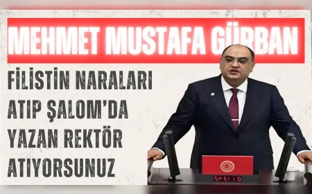 Mehmet Mustafa Gürban’dan iktidara sert tepki: ‘Filistin naraları atıp Şalom’da yazan rektör atıyorsunuz’