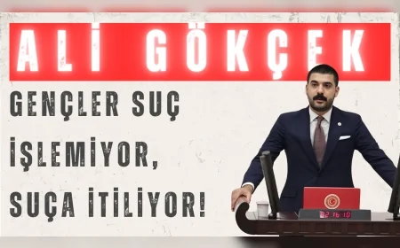 Ali Gökçek’ten Meclis’te gençlik isyanı: ‘Gençler suç işlemiyor, suça itiliyor!’