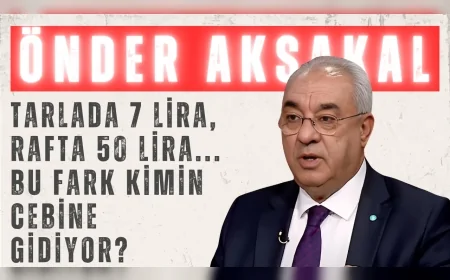 Önder Aksakal’dan gıda krizi uyarısı: ‘Tarlada 7 lira, rafta 50 lira... Bu fark kimin cebine gidiyor?’