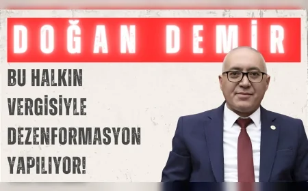 Doğan Demir’den Meclis’te sert TRT eleştirisi: ‘Bu halkın vergisiyle dezenformasyon yapılıyor!’