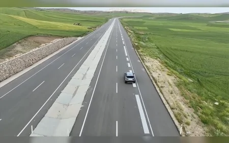 Ankara'da araçlar yolda Mozart çalıyor: Türkiye'nin ilk melodili yolu açıldı