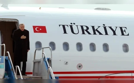 Cumhurbaşkanı Erdoğan, Türk Devletleri Zirvesi için Budapeşte yolunda