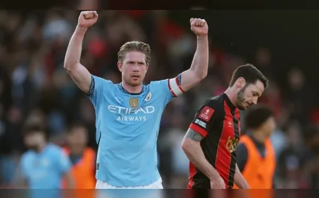 Manchester City, Bournemouth'u 3-1 mağlup ederek 3. sıraya yükseldi