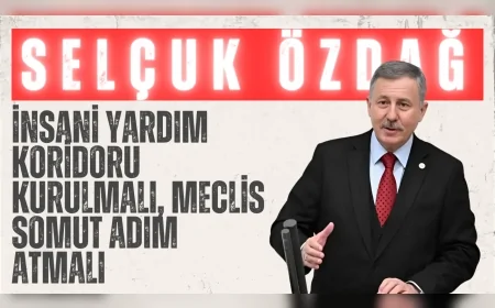 Selçuk Özdağ: ‘İnsani yardım koridoru kurulmalı, Meclis somut adım atmalı’