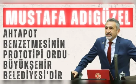 CHP’li Mustafa Adıgüzel: 'Ahtapot benzetmesinin prototipi Ordu Büyükşehir Belediyesi’dir'