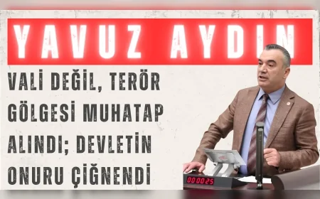 İYİ Partili Yavuz Aydın: 'Vali değil, terör gölgesi muhatap alındı; devletin onuru çiğnendi'