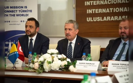Ticaret Bakan Yardımcısı Gürcan'dan Bosna-Hersek'te çok taraflı ekonomik temaslar