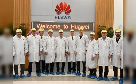 Huawei’nin 5G Üretim Üssünde Dijital Altyapı ve Akıllı Ulaşım Teknolojileri Mercek Altında