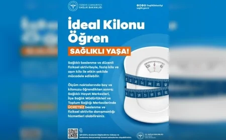 İlk Haftasında Yarım Milyonu Aştı: ‘İdeal Kilonu Öğren Sağlıklı Yaşa’ Kampanyası Türkiye Genelinde Yoğun İlgi Gördü