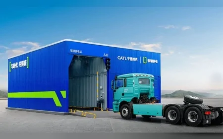 CATL, elektrikli kamyonlara 5 dakikada batarya değişimi sunan sistemini tanıttı