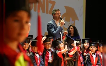 Kartal’da 300 Minik Mezun Sahneye Çıktı: Gökhan Yüksel’den Umut Mesajı: ‘Kimse Umudunu Kaybetmesin’