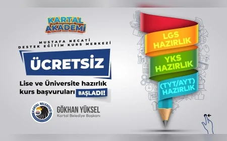 Kartal Belediyesi’nden öğrencilere dev destek: Ücretsiz LGS ve YKS kursları başlıyor