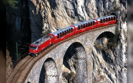 İsviçre’de Ulaşımın Belkemiği: Dünyaca Ünlü Tren Ağı Dakikliğiyle Dikkat Çekiyor